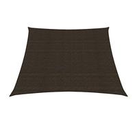 Helloshop26 Voile d'ombrage 160 g/m² Marron 3/4 x 3 m pehd 02_0009152