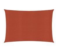 Helloshop26 Voile d'ombrage 160 g/m² Terre Cuite 2,5 x 3,5 m PEHD 02_0009338