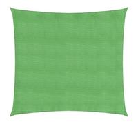 Helloshop26 Voile d'ombrage 160 g/m² Vert Clair 7 x 7 m PEHD 02_0009404