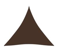 Voile Toile D'ombrage Parasol Tissu Oxford Triangulaire 6 X 6 X 6 M Marron Helloshop26 02_0009949 Multicolore