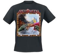 Helloween Keeper of The Seven Keys Homme T-Shirt Manches Courtes Noir XL