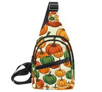 Helloween Pumkins_112 Sac à dos à bandoulière Sac à dos à bandoulière Sac de voyage Sac de randonnée Sac poitrine Sac à dos Sac à dos Sac à dos, Multicolore 01., 11.8x7x1.5in/30x18x4cm
