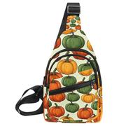 Helloween Pumkins_117 Sac à bandoulière, sac à dos à bandoulière pour voyage, randonnée, sac de jour pour sacs à main, sac à bandoulière pour femmes et hommes, Multicolore 09, 11.8x7x1.5in/30x18x4cm