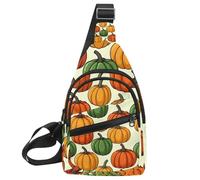 Helloween Pumkins_117 Sac à bandoulière, sac à dos à bandoulière pour voyage, randonnée, sac de jour pour sacs à main, sac à bandoulière pour femmes et hommes, Multicolore 17., 11.8x7x1.5in/30x18x4cm
