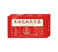 HELLOYOUNG 100g Tisane naturelle de Chine à base d'igname Poria et de pêche à cinq doigts Une bonne tisane ingrédients naturels sans additifs