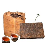 HELLOYOUNG 250g Brique de thé Pu'er chinois biologique vieilli Les feuilles de thé sont dodues et douces de couleur robuste Thé pu-erh Pu'er Tea