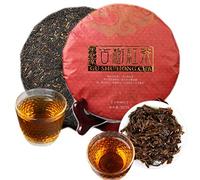HELLOYOUNG 357g de thé Pu'er rouge Fengqing thé chinois du Yunnan produit de manière traditionnelle Goût intense et arrière-goût sucré Thé pu-erh Pu'er Tea