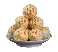 HELLOYOUNG 500g Thé Pu'er à l'écorce de mandarine biologique chinoise Perle de dragon La soupe au thé est de couleur rouge vif avec un arôme agréable Thé pu-erh Pu'er Tea