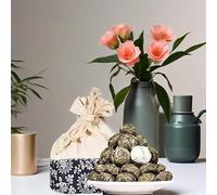 HELLOYOUNG 500g Thé Pu'er cru naturel biologique chinois Aliment vert les bandes de thé sont charnues avec un arôme frais et élégant Thé pu-erh Pu'er Tea