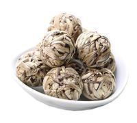 HELLOYOUNG Thé Pu'er blanc naturel fait main Dragon Pearl vert biologique avec un goût intense et un arrière-goût sucré Thé pu-erh Pu'er Tea (8 pcs)