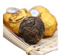 HELLOYOUNG Thé Pu'er naturel biologique chinois Perle du Dragon Aliment vert au goût intense et facile à infuser Thé pu-erh(1pc) (250g)