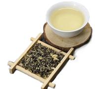 HELLOYOUNG Thé vert au jasmin biologique chinois en feuilles au riche parfum de jasmin Aliment vert au croquant rafraîchissant (500g)