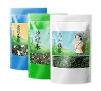 HELLOYOUNG Thé vert biologique chinois élaboration traditionnelle aliment vert aux profils de saveurs uniques thé croustillant rafraîchissant sans additifs (100g(thé au jasmin))