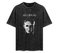 Hellraiser Hellbound Tony Randel Clive Barker Peter Atkins Unisex T-Shirt Printed Tee Graphic Top Men Black Shirt XL