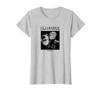 Hellraiser Movie Reader Pinhead Puzzle Horror PAPL14575 T-Shirt, Femme, Argent, M