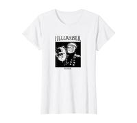 Hellraiser Movie Reader Pinhead Puzzle Horror PAPL14575 T-Shirt, Femme, Blanc, XS