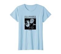 Hellraiser Movie Reader Pinhead Puzzle Horror PAPL14575 T-Shirt, Femme, Bleu Céleste, M