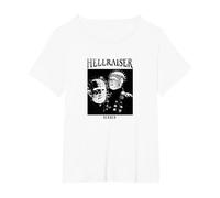 Hellraiser Movie Reader Pinhead Puzzle Horror PAPL14575 T-Shirt, Femme Grandes Tailles, Blanc, 1X