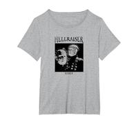 Hellraiser Movie Reader Pinhead Puzzle Horror PAPL14575 T-Shirt, Femme Grandes Tailles, Gris Chiné, 4X