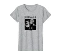 Hellraiser Movie Reader Pinhead Puzzle Horror PAPL14575 T-Shirt, Femme, Gris Chiné, M