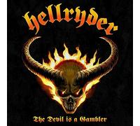 HELLRYDER - DEVIL IS A GAMBLER LIM. MARBLED LPAUTOGRAPH - Vinyl Reco - E72z
