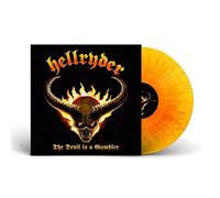 HELLRYDER - DEVIL IS A GAMBLER LIM. SPLATTER LPAUTOGRAPH - Vinyl Reco - E72z