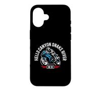 Hells Canyon Snake River Moto Design Coque pour iPhone 16