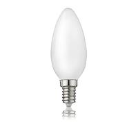 Hellum 207217 Ampoule LED à filament C35 E14 4 W équivalent 32 W 350 lm Mat A++ Blanc chaud 2700 K Angle de faisceau 330° 25000 h