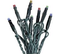 Hellum 521856 Guirlande lumineuse avec piles pour lintérieur à pile(s) Nombre de lumière 100 LED multicolore, blanc chaud Longueur éclairée: 9.9 m