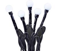 Hellum 576771 Guirlande lumineuse à motifs boule pour lextérieur sur secteur Nombre de lumière 80 LED blanc neutre Longueur éclairée: 7.9 m minuteur