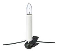 HELLUM 811513 GUIRLANDE LUMINEUSE STYLE BOUGIES STRIEES POUR L'INTERIEUR AVEC 15 DIODES 12,8 M (BLANC)