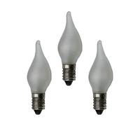 Hellum Ampoules en forme de bougies ondulées de rechange pour éclairage intérieur et extérieur dans différentes versions