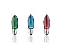 Hellum Ampoules en forme de bougies ondulées de rechange pour éclairage intérieur et extérieur dans différentes versions
