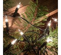 Hellum guirlande lumineuse intérieure 35 lampes, guirlande lumineuse pour sapin de Noël, longueur éclairée 5,1 m, décoration de Noël, câble vert, pour Noël <59 lm 833515