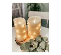 Hellum Hellum Bougie LED veilleuse 3D Flamme forme goutte 525120 Quantité:1