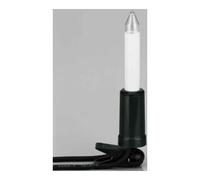 Hellum Hellum Chaîne de bougies 845501 12V ivoire vert 100 cm espacement douilles Quantité:1