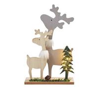 Hellum Hellum Famille de rennes LED 524086 câble en cuivre argenté à piles Quantité:1