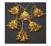 Hellum Hellum Guirlande lumineuse LED boules métalliques 10 pièces blanc Quantité:1