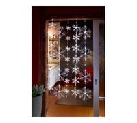 Hellum Hellum Rideau LED flocons de neige H 1,5 m 75 LED blanc chaud Quantité:1