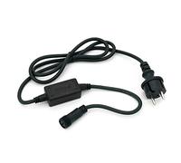 Hellum LED-System Profi Guirlande lumineuse pour l'extérieur extensible Câble d'alimentation avec fiche IP44, résistant aux intempéries, longueur 300cm, 555158