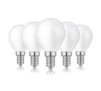 hellum Lot de 5 ampoules LED E14 - Blanc chaud - E14 - 2,5 W - Remplace les ampoules à incandescence de 25 W - 2700 K et 250 lm - En forme de goutte - G45