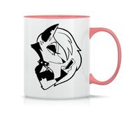 Helluva Boss Loona Phone Tasse à Thé à Café En Céramique Classique Blanc Noir Rose Magie 330ml