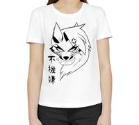 Helluva Boss Loona T-shirt classique à manches courtes et col rond pour femme, Blanc., XL