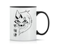 Helluva Boss Loona Tasse à Thé à Café En Céramique Classique Blanc Noir Rose Magie 330ml