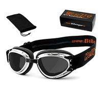 HELLY® - Bikereyes® No.1 | Lunettes de moto confortables, rembourrées, anti-buée, verre de sécurité HLT® conformes à la norme DIN EN 166