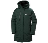 Parka Helly Hansen Adore verte chromée pour femme avec capuche - S