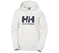 Sweatshirt à capuche Helly Hansen Logo blanc bleu foncé femme - L