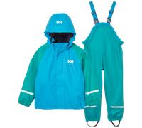 Helly Hansen - Bergen Fleece Pu Rainset 2.0 - Veste imperméable enfant Green - Taille de l'enfant 110 cm