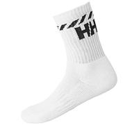 Helly Hansen Chaussettes de Sport en Coton, Blanc, 45-47
