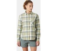 Helly Hansen Lokka Organic Flannel Long Sleeve Shirt Vert L Femme